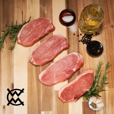4 boneless pork chops