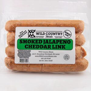 Smoked Jalapeño Cheddar Sausage Links