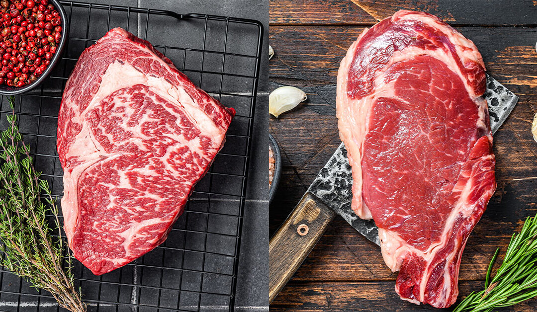 CHOICE vs. PRIME Ribeye: A Visual Comparison